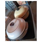 2 heavy pots with lids yellow 1 is Club & 1 not