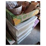 Large plastic storage unit 24Hx12Wx15D additional