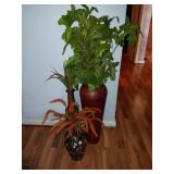 Floral arrangements with tall floor containers