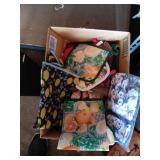 Box of aprons and hot pads very cute