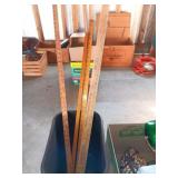 Advertisement rulersx4 in trash can