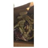 Brown decorative curtains