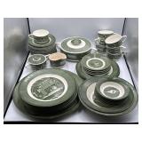 Royal China dinnerware set in the 'Colonial