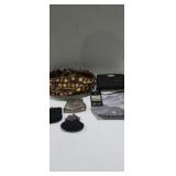 Coin bags , lady's wallet and toiletries travel