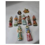 Russian Ornaments, Pin and Magnet