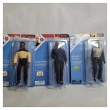 (3) 2021 star trek figures Kang the klingon,