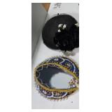 Lady's black pillbox hat,Traditional Headdress