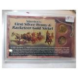 America's first silver penny & racketeer gold