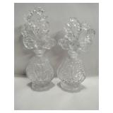 IRice  ' ribbon & bow ' perfume bottles 7 in