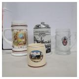 4 steins
