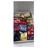 Men's tie assortment,  various designs and brands