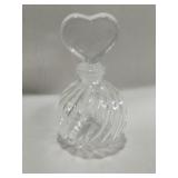 Teleflora glass perfume bottle 5.5'