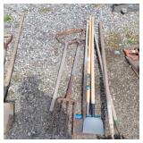 Scrapers and hoes
