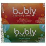 16- 12oz cans of bubly sparkling water (1 case of