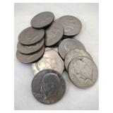 16  Eisenhower dollars mixed years