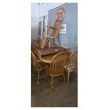 A. America oval dinning table with 8 chairs & 2