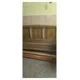 White furniture Co. Full size bed frame with head
