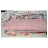 Doll Daybed & 2 Beautiful Crotched Blankets