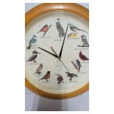 13' National Audubon Society Singing Bird Clock