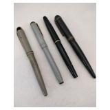 Skoda, Roxy, Signet, champion fountain pens w/