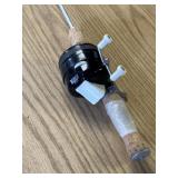 Zebco 202 Spincast Reel and casting rod