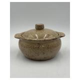 Monmouth Pottery brown speckled stoneware bean