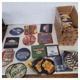 Assorted beer coasters lots different brands