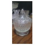 This item is a vintage Diamond Point pressed
