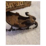 Heavy cast iron sliegh
