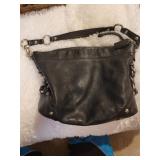 Vintage genuine leather coach purse