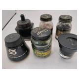 Vintage inkwell ink bottles