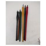 6 Calligraphy dip pens w/ color and style handles