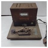 Silver tone telegraph with sear and roebucks