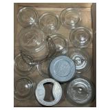 Glass Ball & other mason jar lid inserts, lids