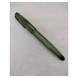 Olive green stripe fountain pen Raja  14 CT