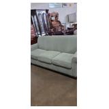 Light green flex steel 3 person couch (great
