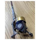 Heddon stainless wire pal fishing rod & Sears