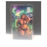 Sexy Girl Card With 1 Grain Of Silver1 Grain Of