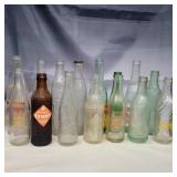 15 glass pop bottles all bottled in mostly Kokomo