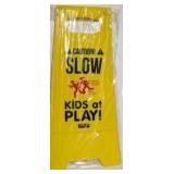BRAND NEW FOLDING CAUTION SIGN With Handle For