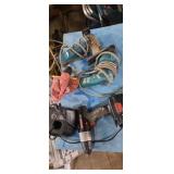 Corded makita drill , jig saw and craftsman 19.2v