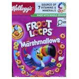 3 full size boxes of fruit loops with