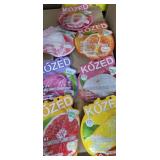 Set of 7 bags of dozed fruit flavored gummy