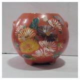 Ransburg pottery hand painted crock cookie jar