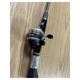 Bass pro fishing rod & Zebco 33 spincast fishing