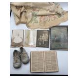 Very old baby moccasins, photos, embroidered