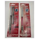 2 new Sheaffer fountain pen w/ refillable black