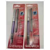 2 new Sheaffer fountain pen w/ refillable black