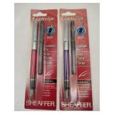 2 new Sheaffer fountain pen w/ refillable black