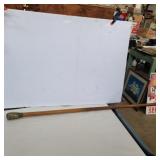 Decorative brass handle & wood cane 36in